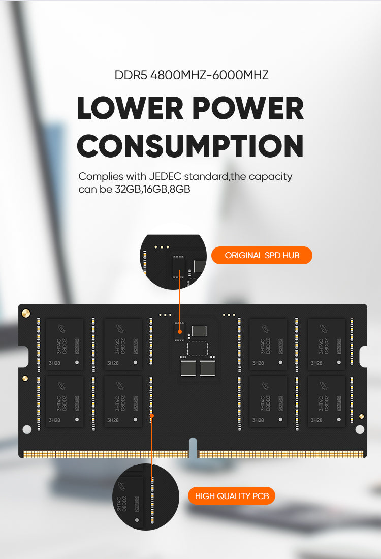 16GB 5200mhz Walram DDR5 SODIMM RAM