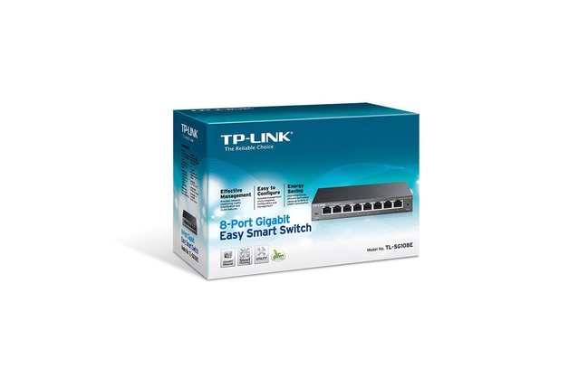 TP-Link SG108E 8 Port Gigabit Easy Smart Switch