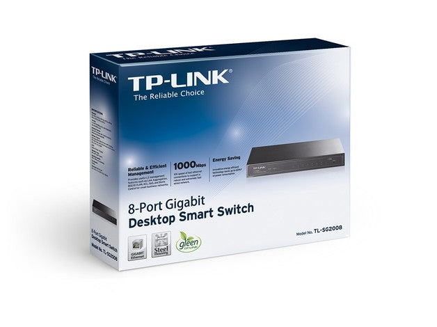 TP-Link SG2008 Omada SDN 8 Port Gigabit Switch
