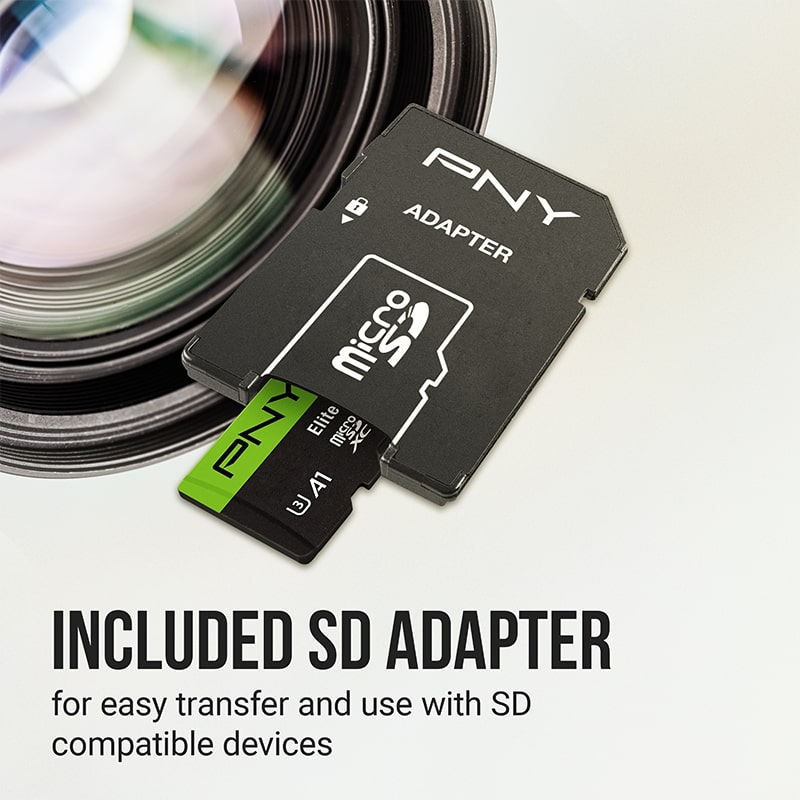 PNY Elite-X 128GB microSD Card with Adapter
