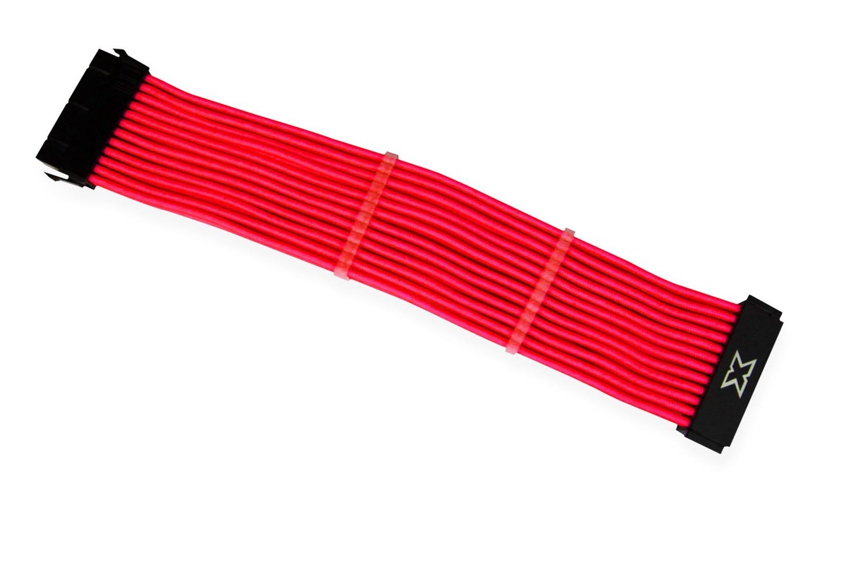Xigmatek iCable Motherboard 24 Pin Extension Cable - Red