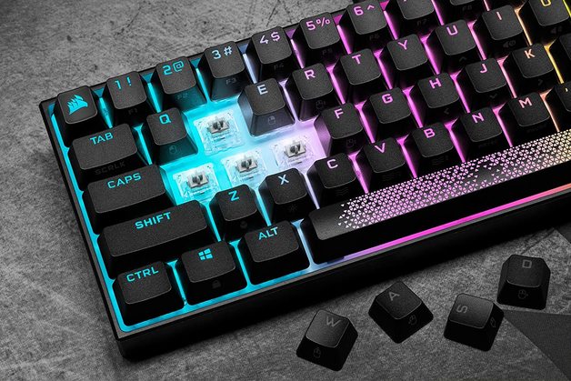 CORSAIR K65 RGB MINI 60% Mechanical Gaming Keyboard - Black