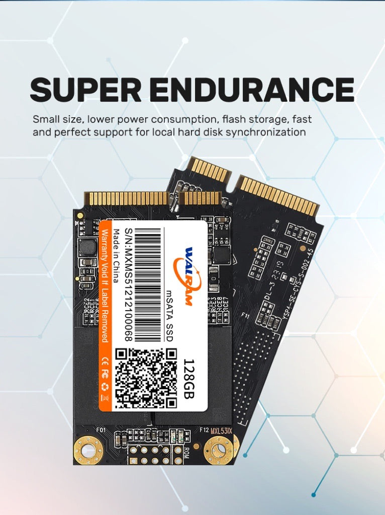 Walram 128GB MSATA SSD 3Yr Wty