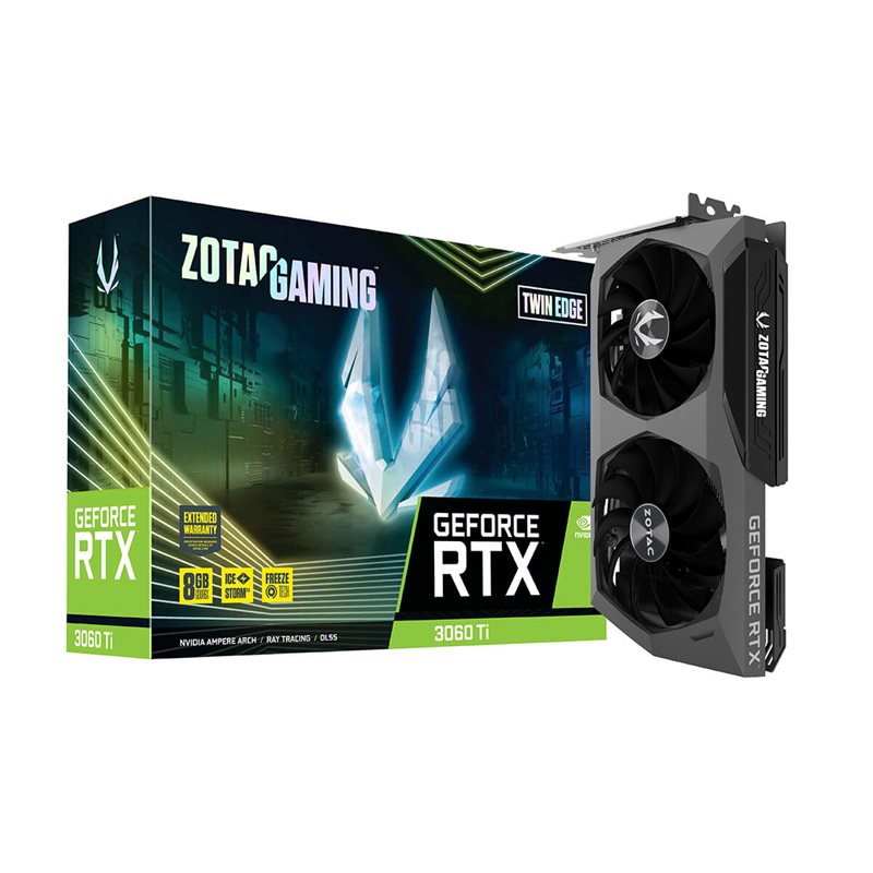 ZOTAC GeForce RTX 3060 Ti Twin Edge GDDR6X 8GB Graphics Card