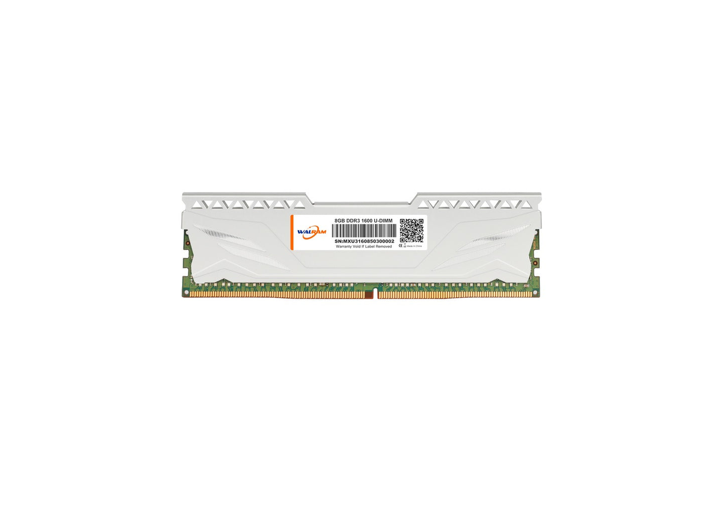 8GB 1600mhz Walram DDR3 DIMM RAM with Heatsink - Silver