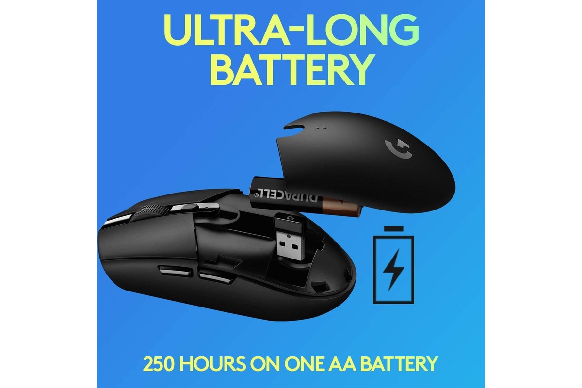 Logitech G305 LIGHTSPEED Wireless Gaming Mouse - Blue