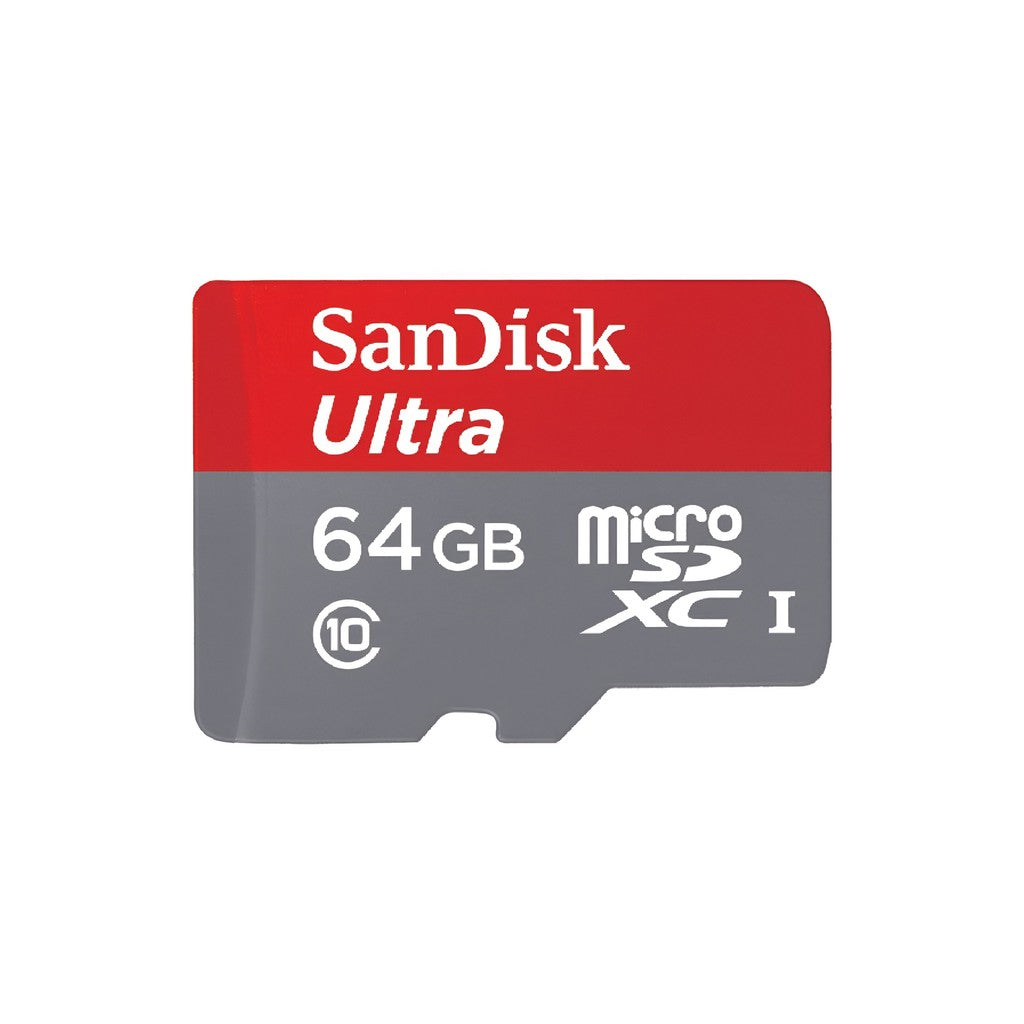 SanDisk Ultra MicroSDHC 64GB Memory Card with SD Adapter