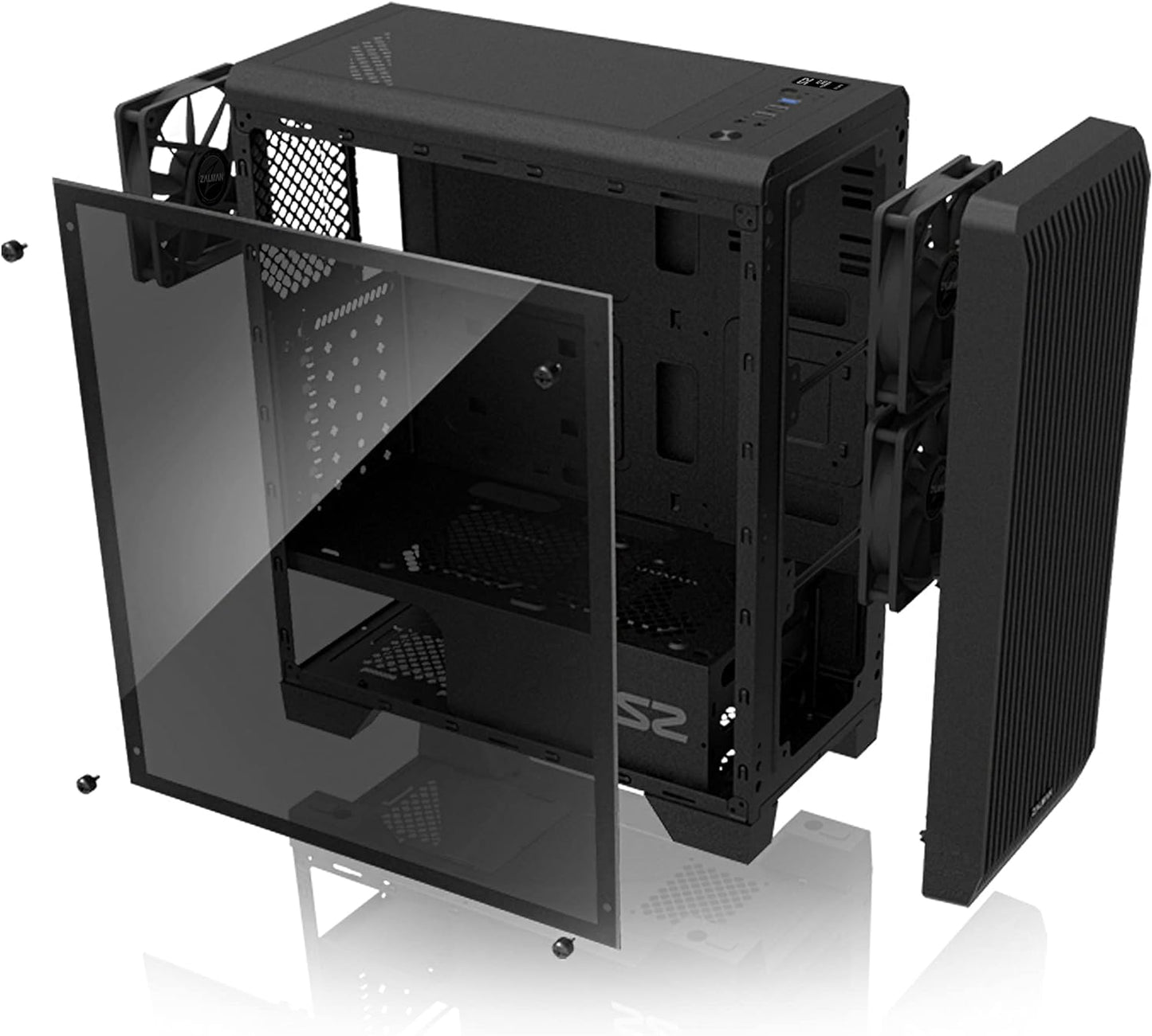 Zalman S2 ATX Black Mid Tower Case