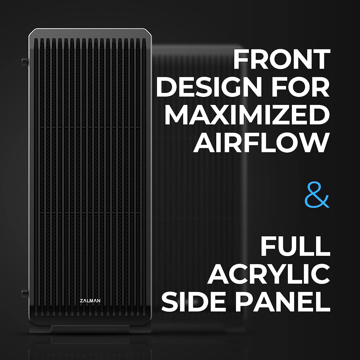 Zalman S2 ATX Black Mid Tower Case