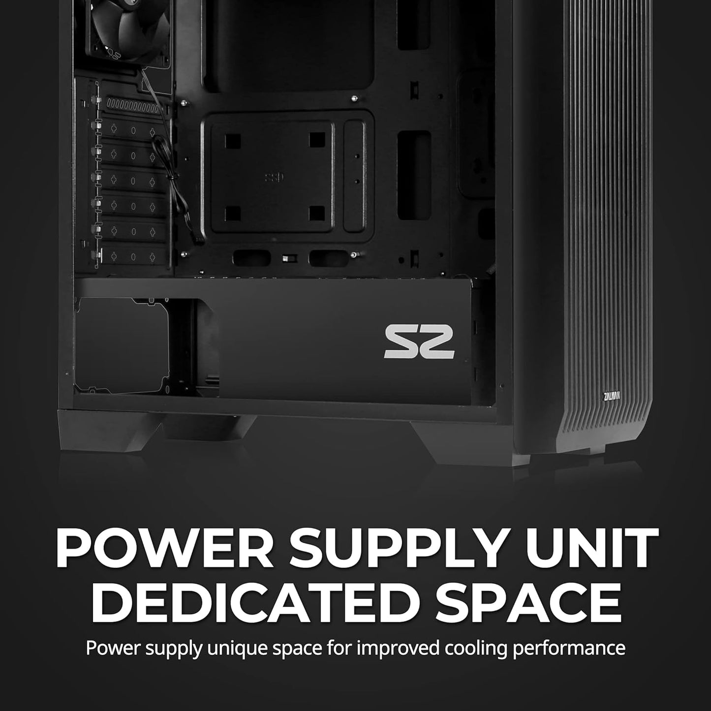 Zalman S2 ATX Black Mid Tower Case