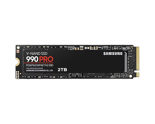 Samsung 990 Pro 2TB PCIe 4.0 M.2 NVMe SSD