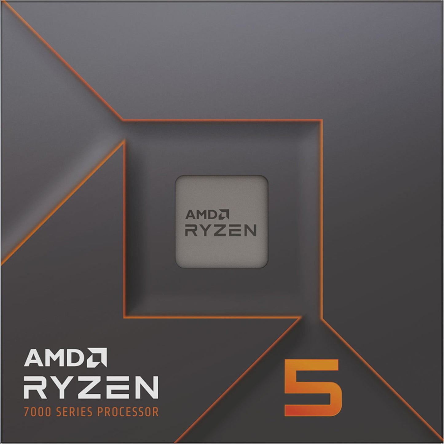 AMD Ryzen 5 7600X CPU 6 Cores 12 Threads 5.3Ghz Max Turbo Frequency