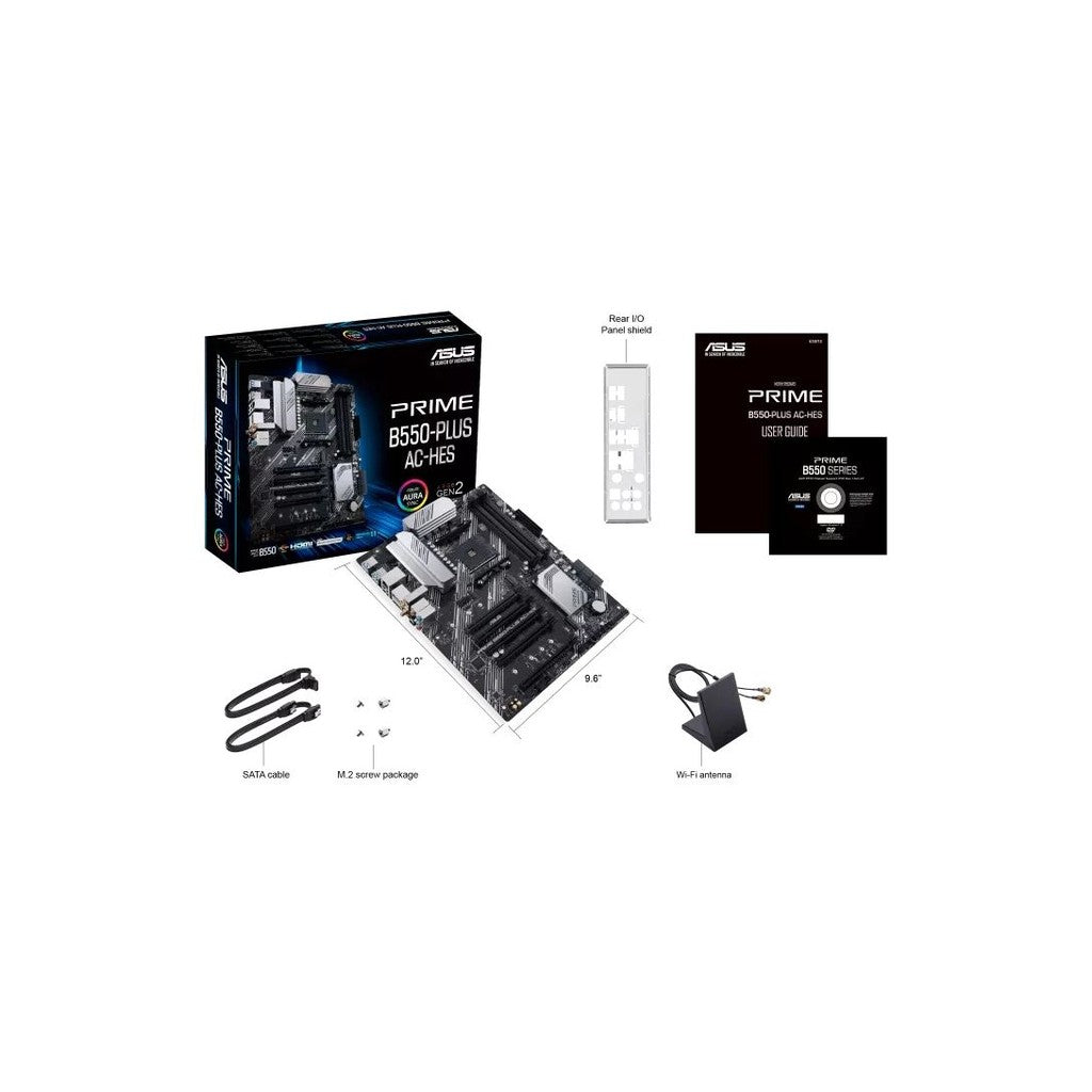 ASUS PRIME PRIME B550-PLUS AC-HES AM4 ATX Motherboard