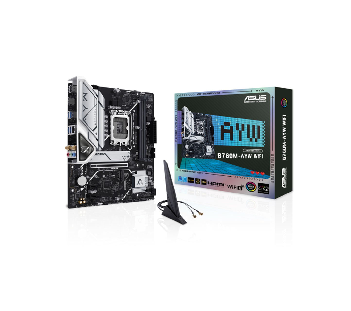 ASUS B760M-AYW WIFI mATX Motherboard