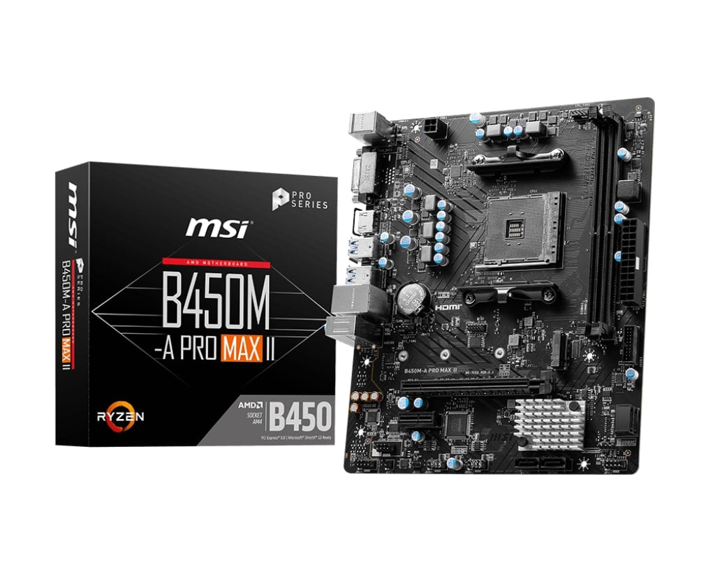 MSI B450M-A PRO MAX II AM4 mATX Motherboard