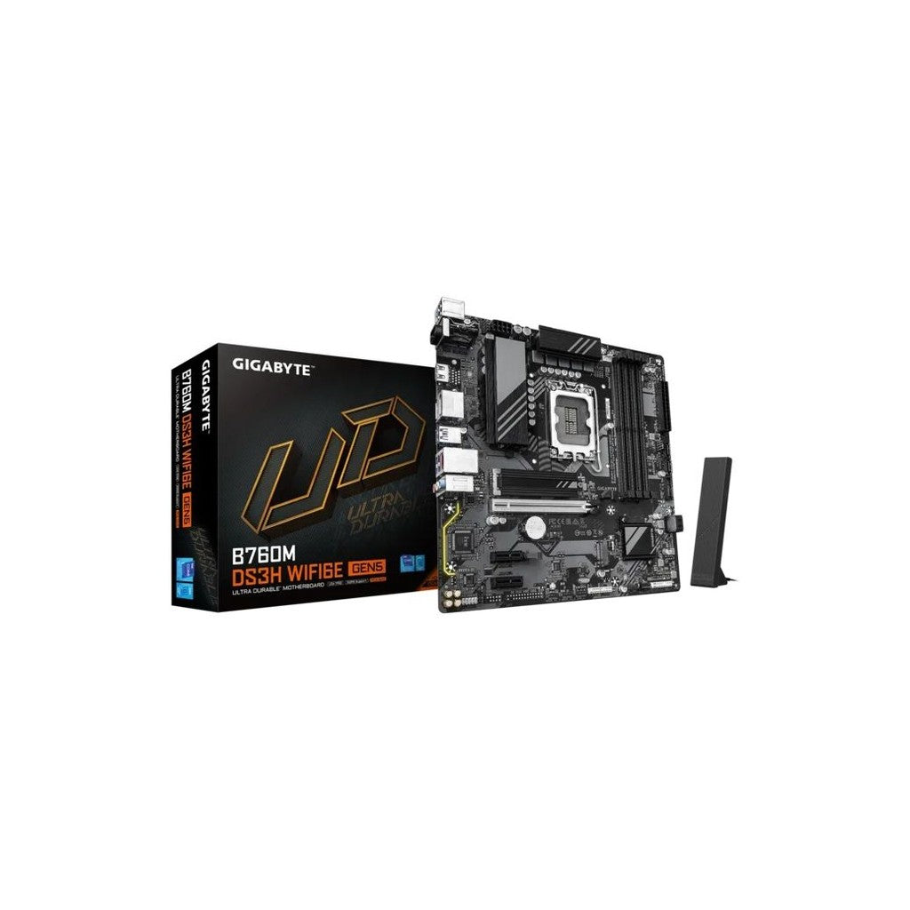 Gigabyte B760M DS3H WIFI6E GEN5 mATX LGA1700 Motherboard