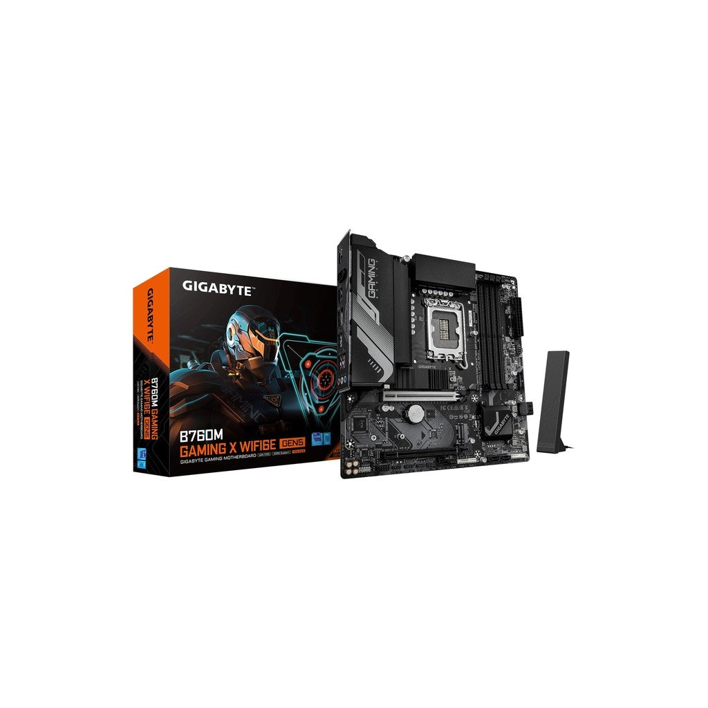 Gigabyte B760M GAMING X WIFI6E Gen5 DDR5 mATX LGA1700 Motherboard