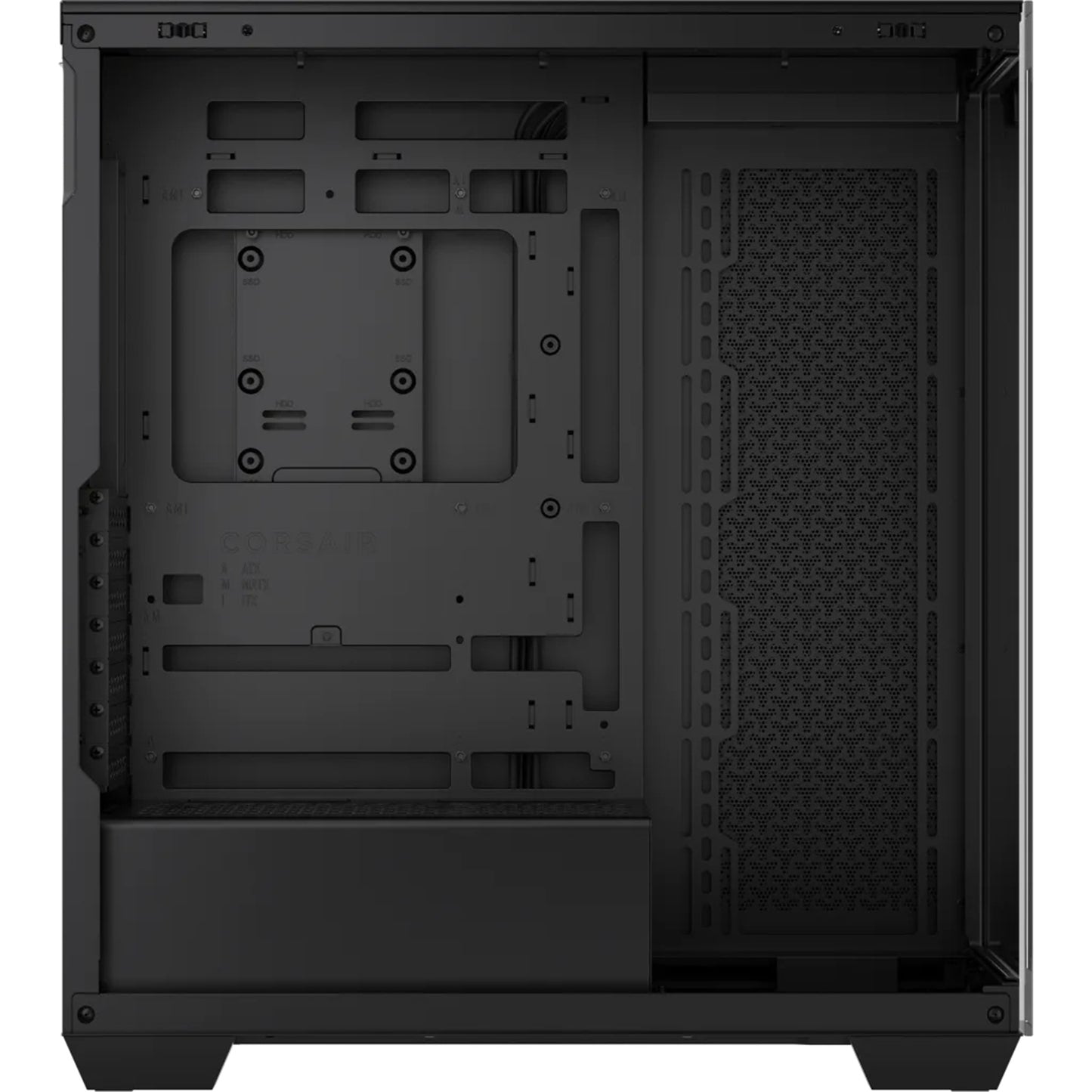 Corsair 3000X Black MidTower Tempered Glass Gaming Case