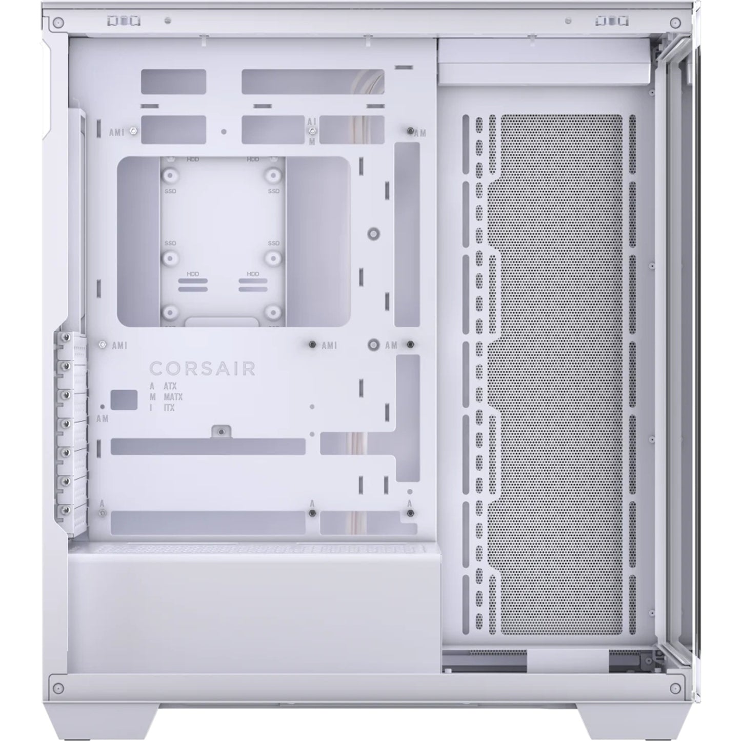 Corsair 3000X White MidTower Tempered Glass Gaming Case