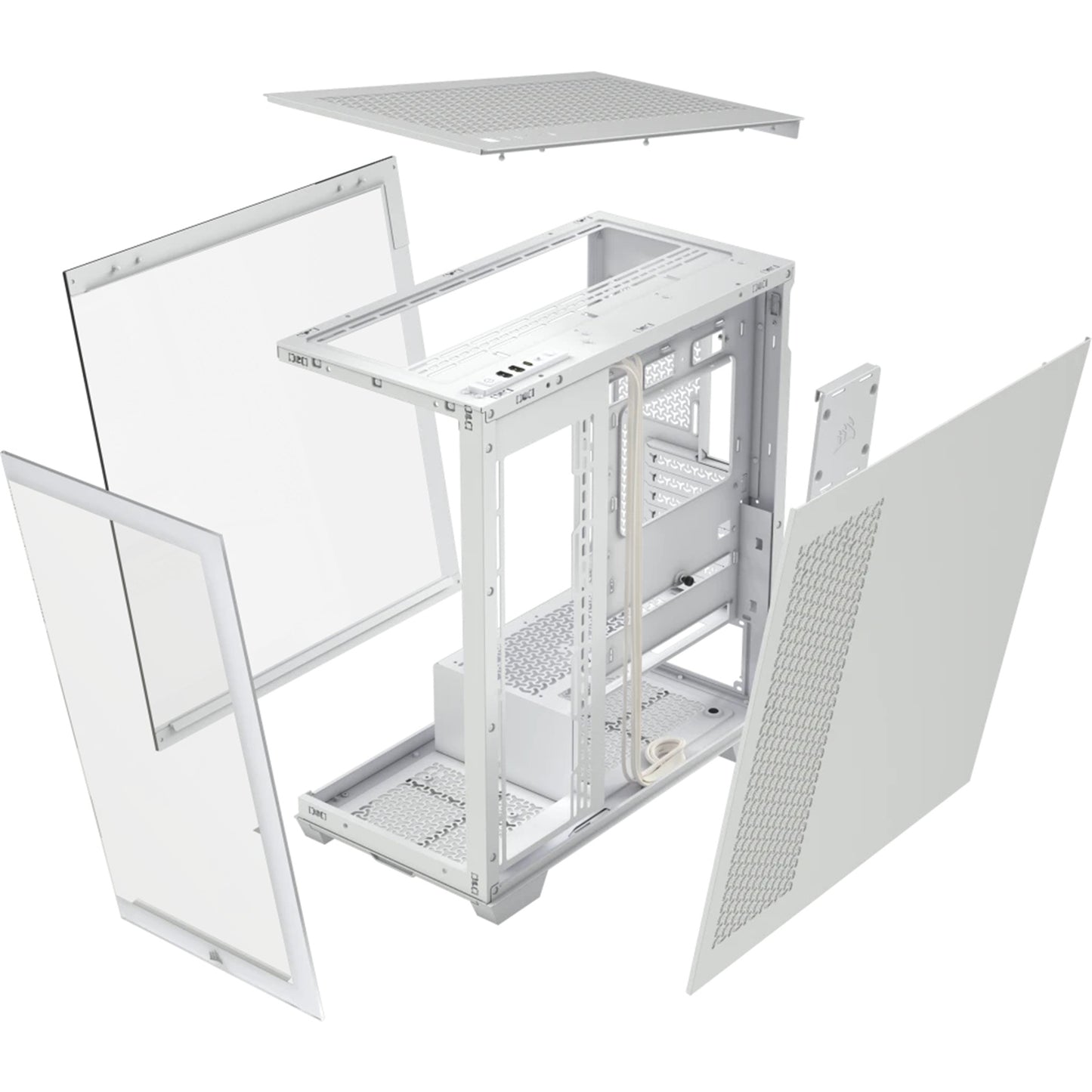 Corsair 3000X White MidTower Tempered Glass Gaming Case