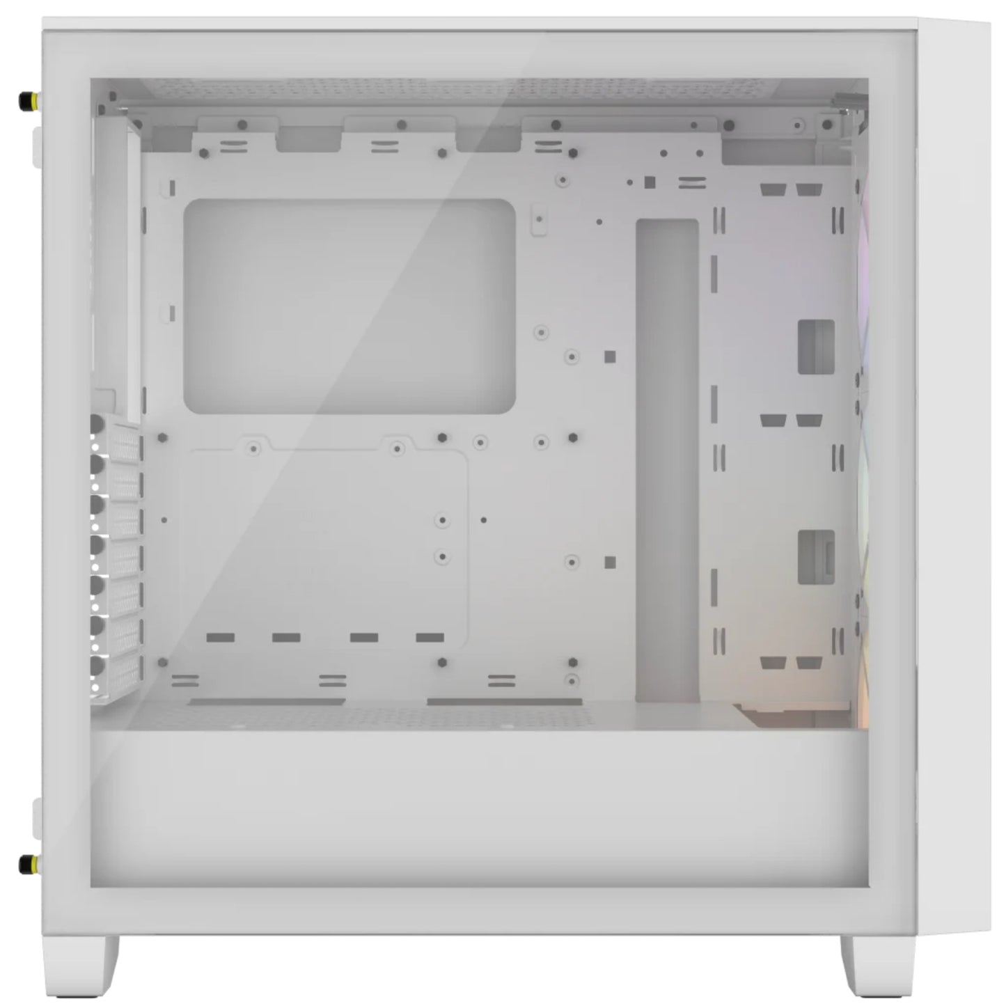 Corsair 3000D RGB White ATX Mid Tower Tempered Glass Gaming Case