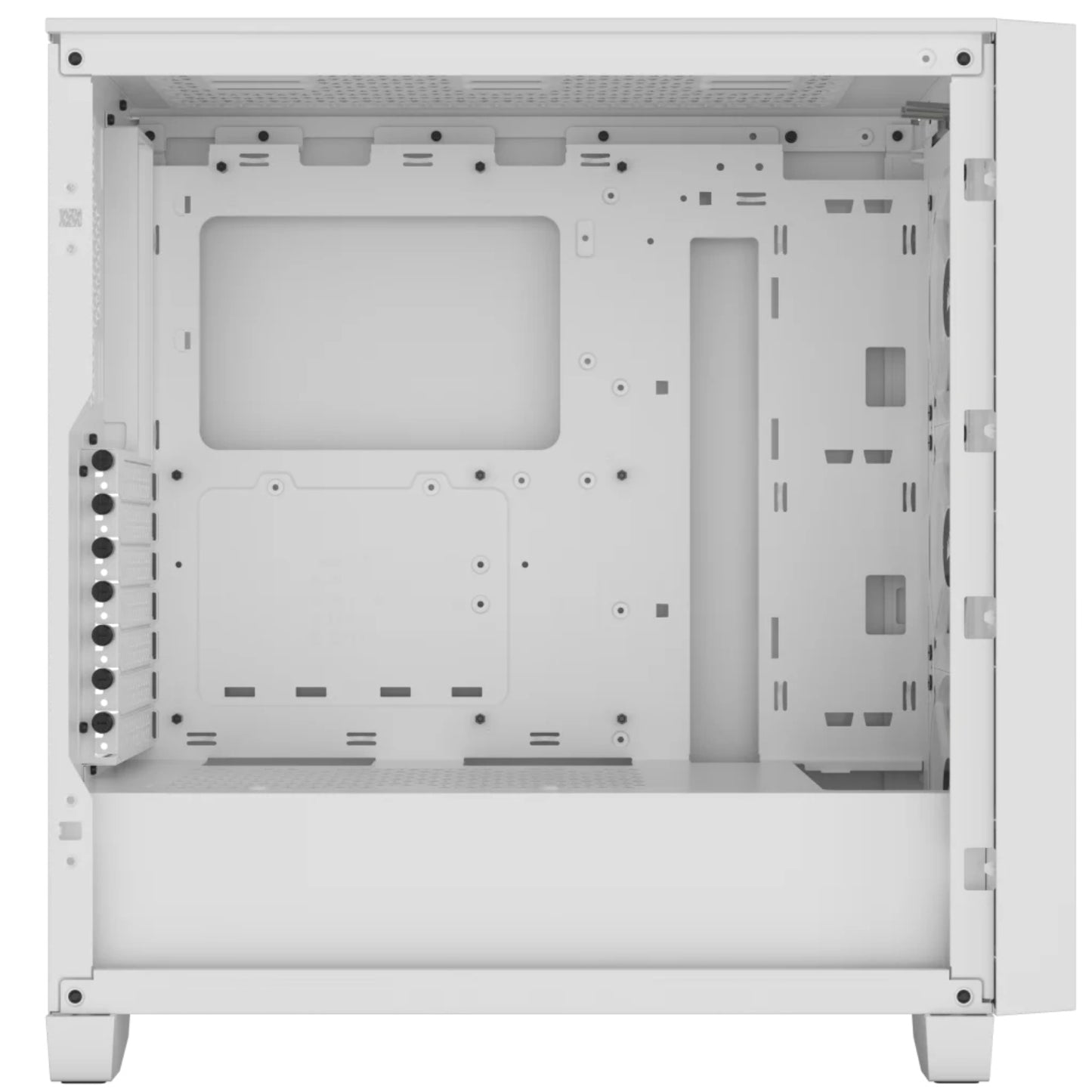 Corsair 3000D RGB White ATX Mid Tower Tempered Glass Gaming Case