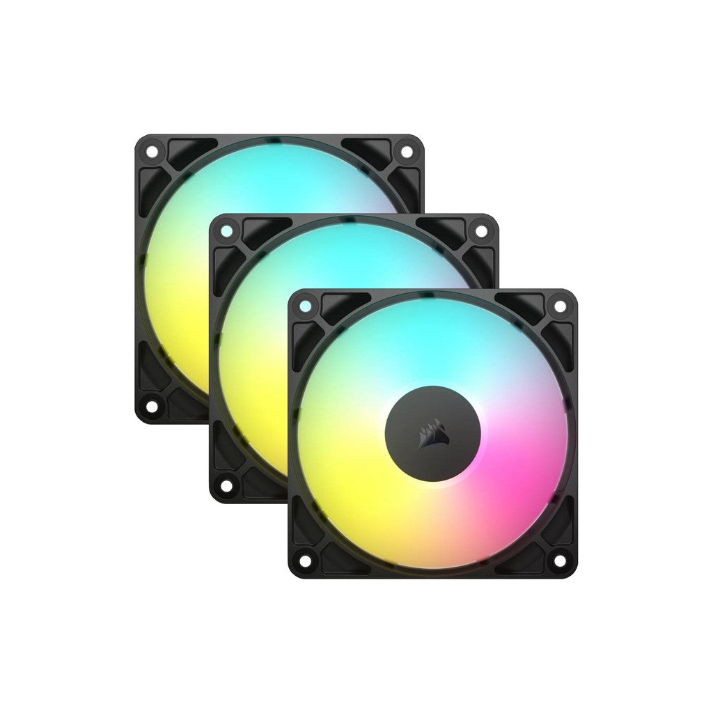 Corsair RS120 ARGB Black 120mm ARGB Fan Triple Pack
