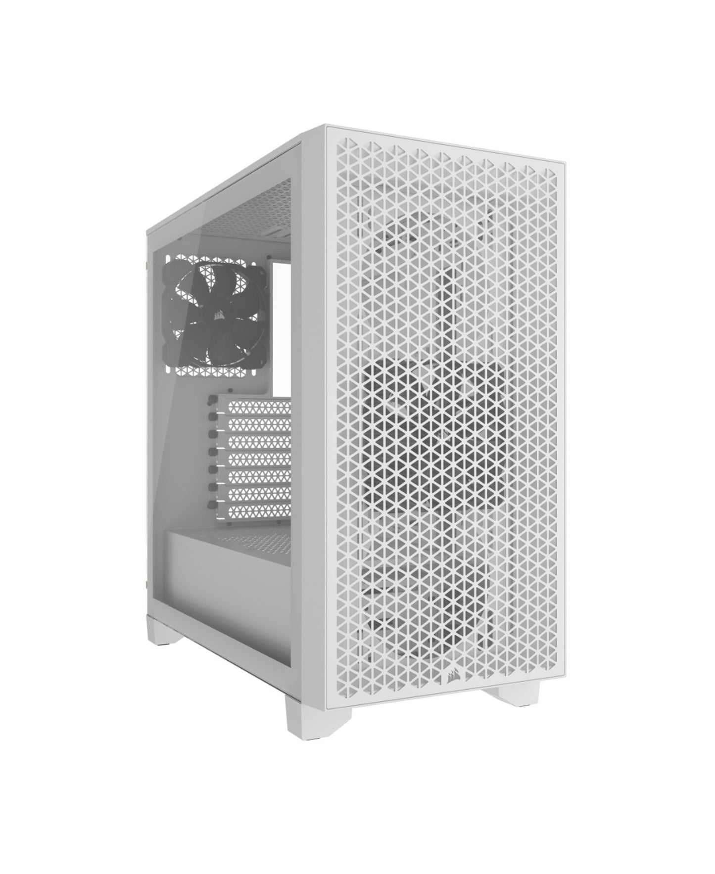 Corsair 3000D Airflow White ATX MidTower Tempered Glass Gaming Case