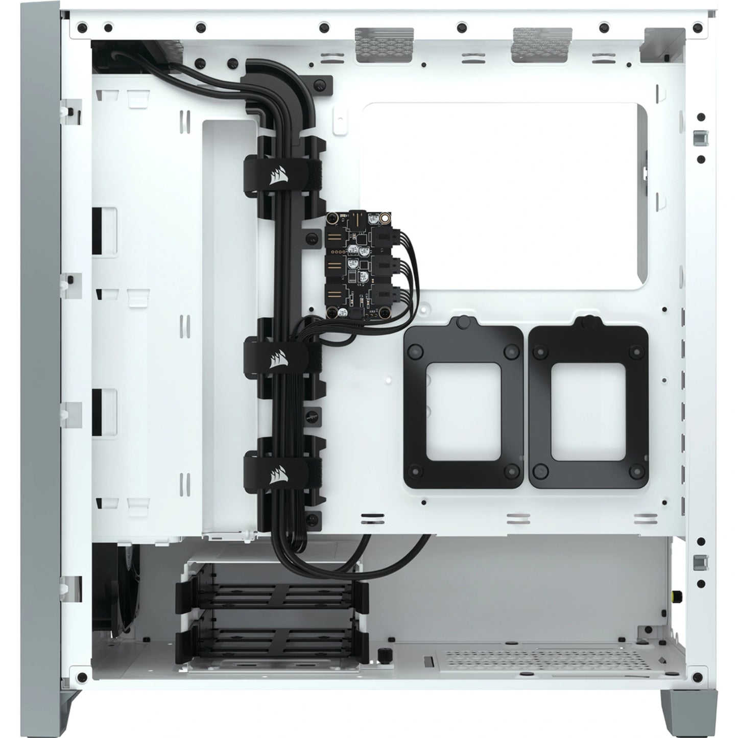 Corsair iCUE 4000X RGB White ATX Mid Tower Tempered Glass Gaming Case