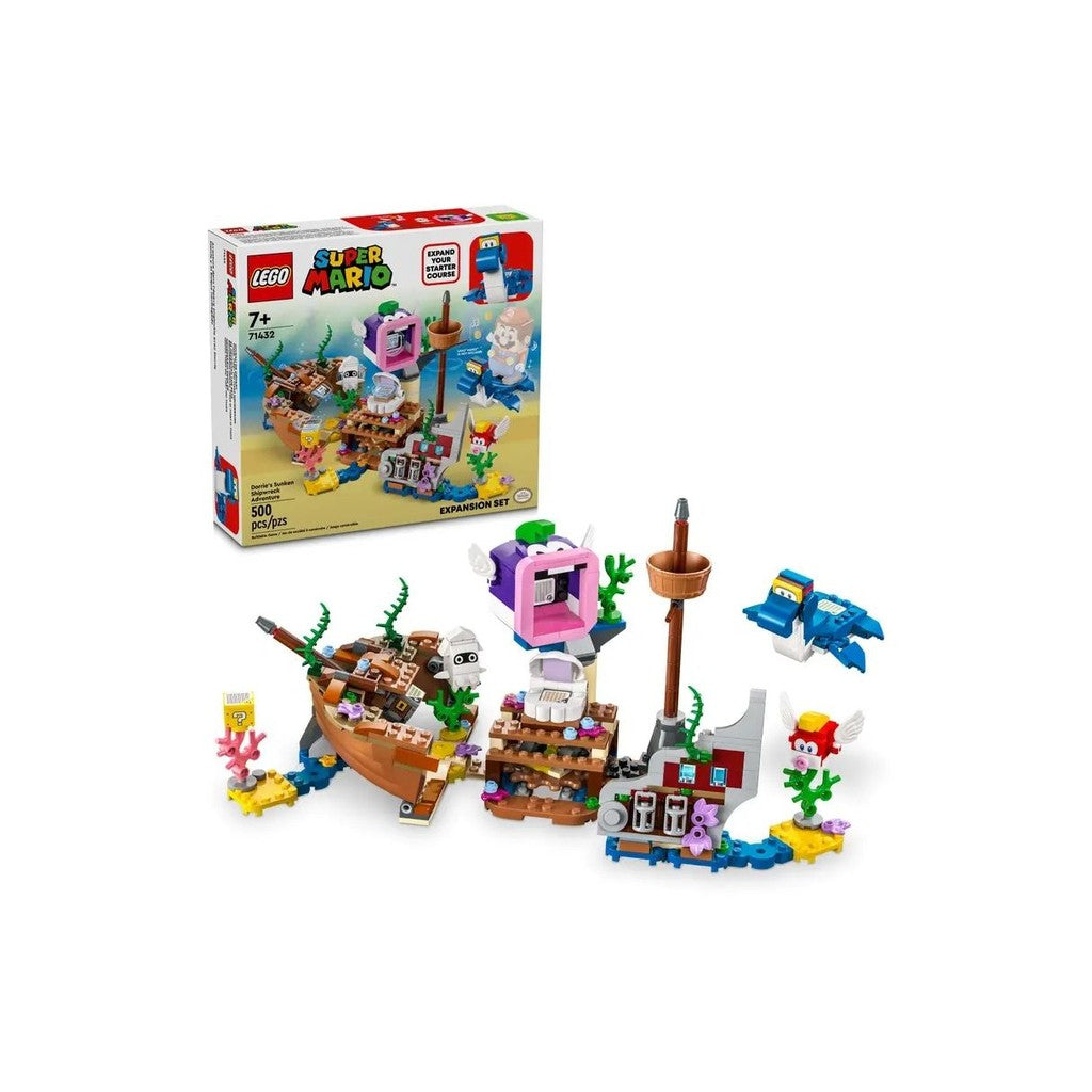 LEGO Super Mario 71432 Dorrie's Sunken Shipwreck Adventure Expansion Set