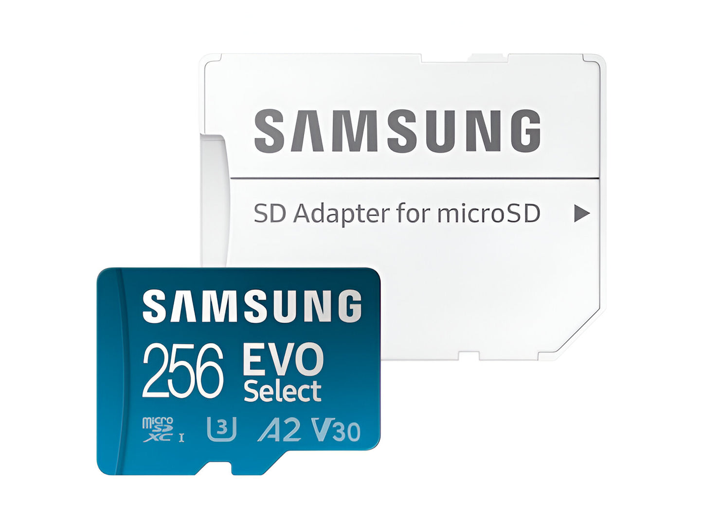 Samsung EVO Select 256GB microSD Card with Adapter 10Yr Wty
