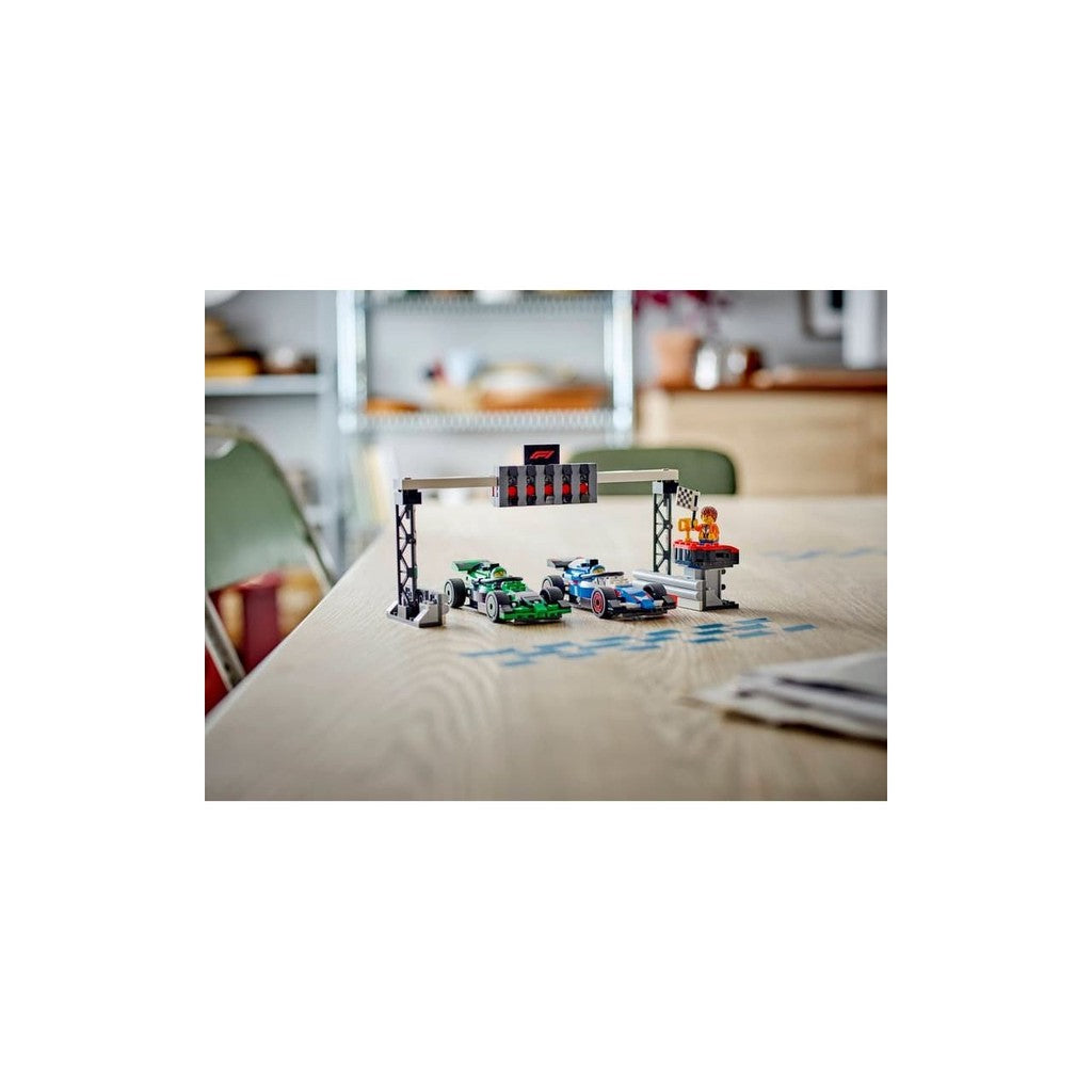 LEGO City 60474 F1 Grid with VCARB & Sauber Race Cars