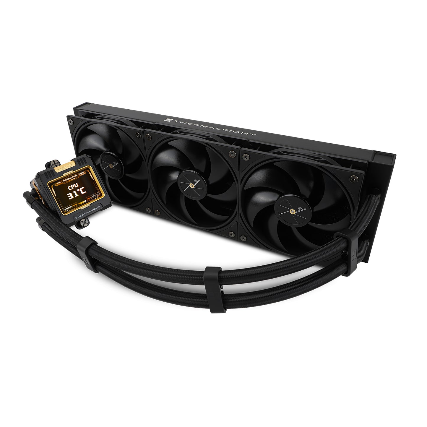 ThermalRight Frozen Warframe 360 BLACK AIO Liquid Cooler w/ IPS LCD Screen