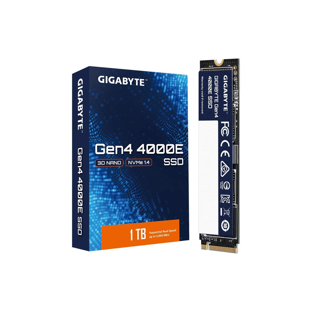 Gigabyte 4000E 1TB 4000MB/s PCIe 4.0 M.2 NVMe SSD