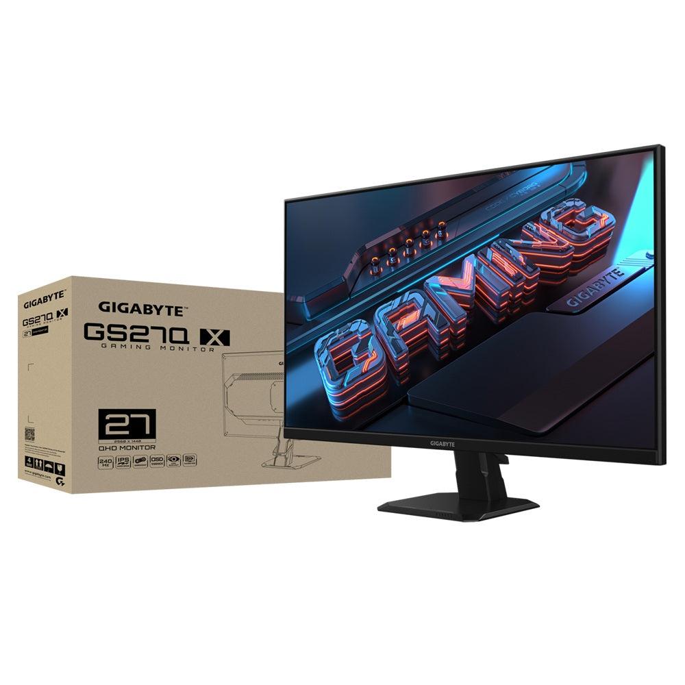 GIGABYTE GS27Q X 27" QHD 1ms 240Hz HDR IPS Gaming Monitor