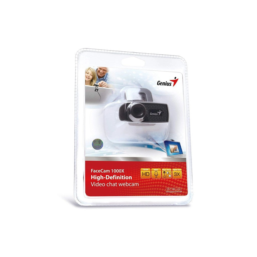 Genius FaceCam 1000X 720p HD Webcam