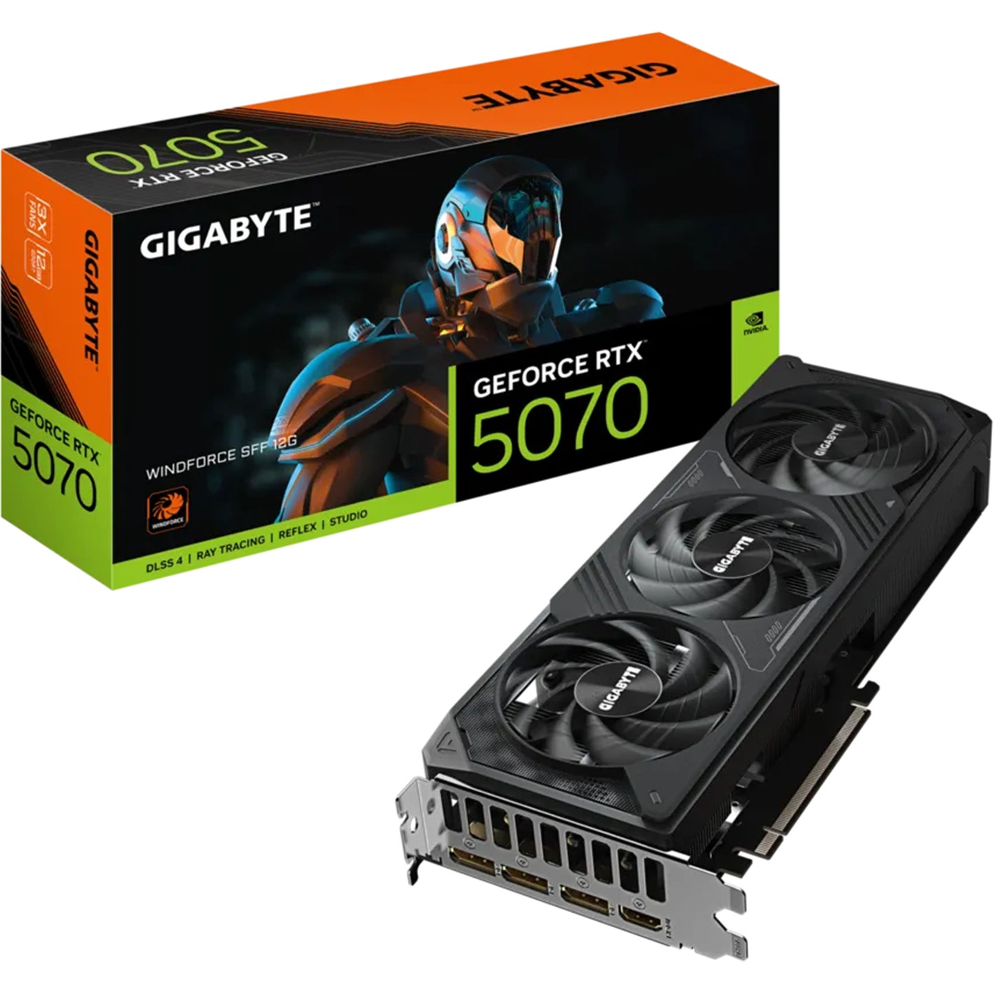 Gigabyte NVIDIA GeForce RTX 5070 WINDFORCE GDDR7 12GB Graphics Card