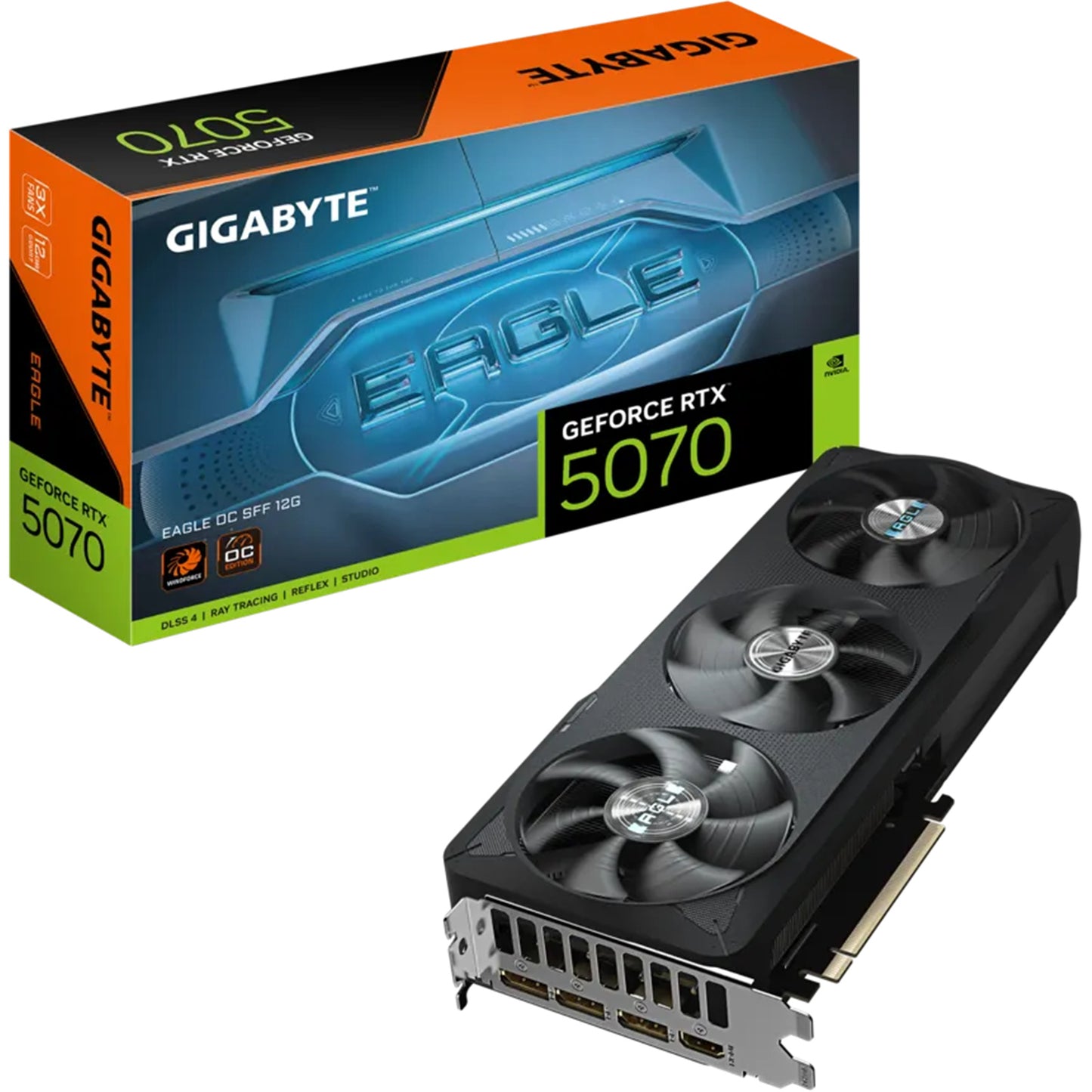 Gigabyte NVIDIA GeForce RTX 5070 EAGLE OC 12GB GDDR7 Graphics Card
