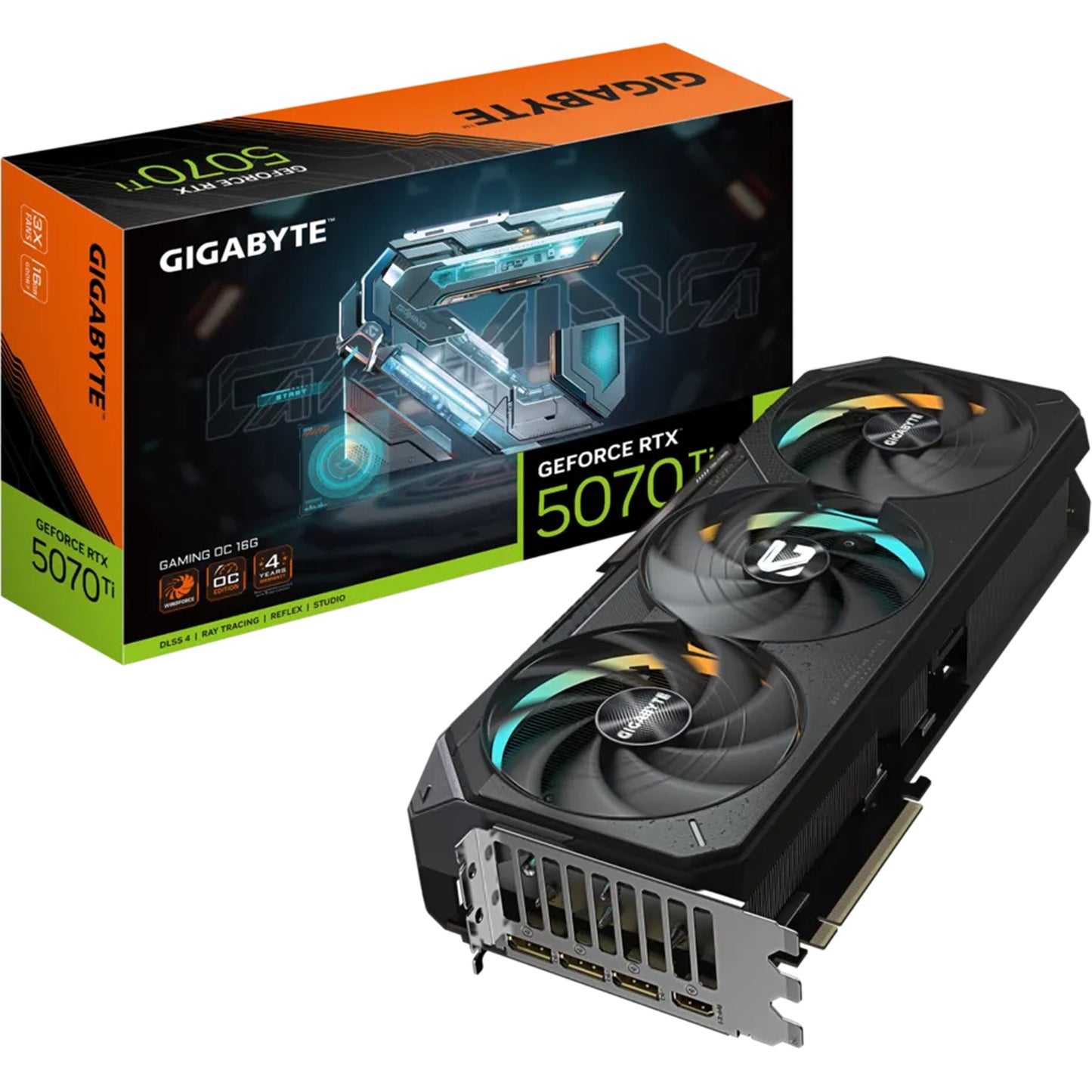Gigabyte NVIDIA GeForce RTX 5070 Ti GAMING OC 16GB GDDR7 Graphics Card