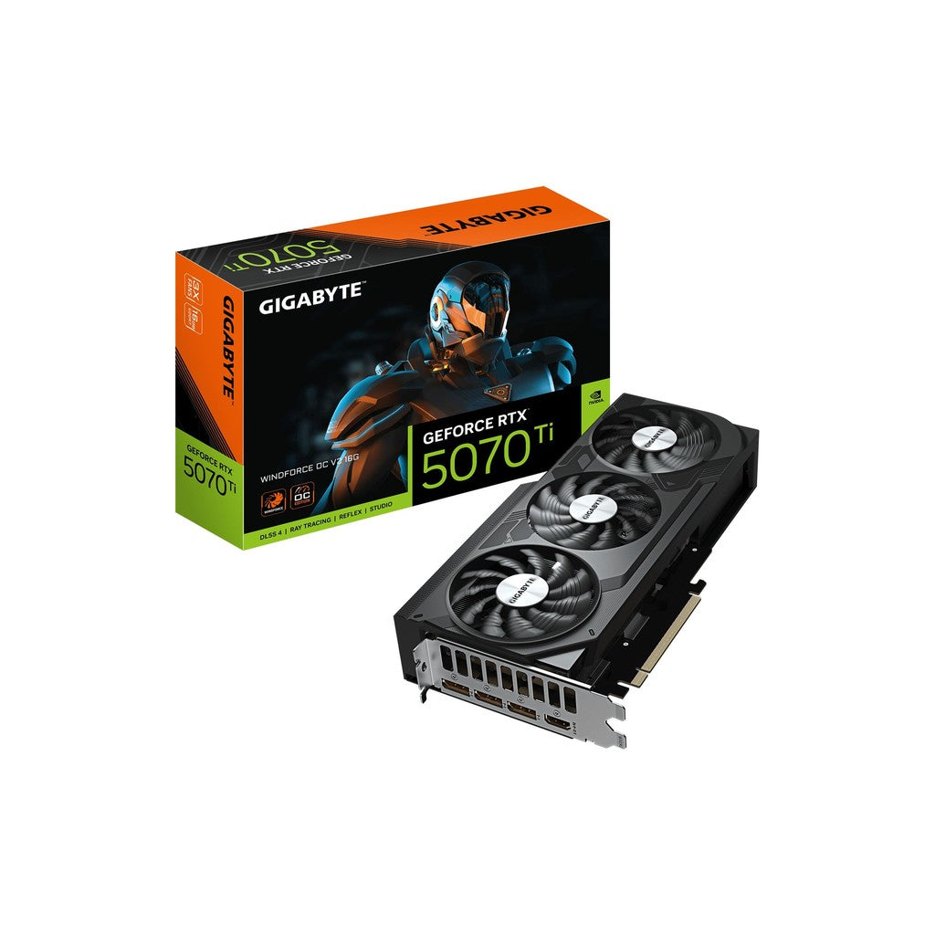 Gigabyte NVIDIA GeForce RTX 5070 Ti WINDFORCE OC V2 16GB GDDR7 Graphics Card