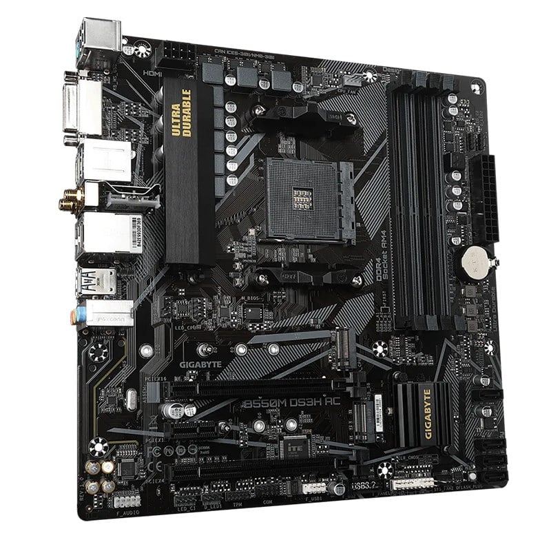 Gigabyte B550M DS3H AC AM4 mATX Motherboard
