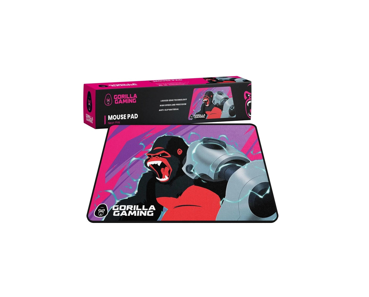 Gorilla Gaming Mouse Pad - Neon Pink