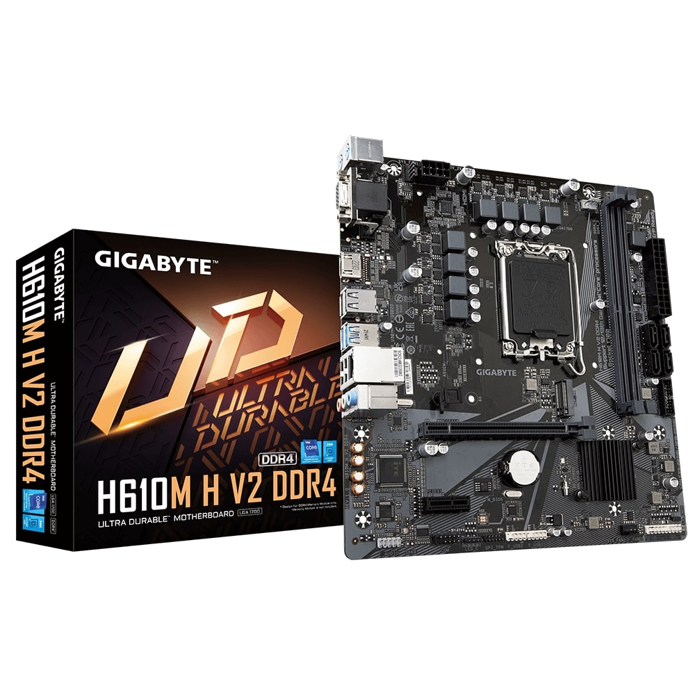 Gigabyte H610M H V2 DDR4 mATX Motherboard