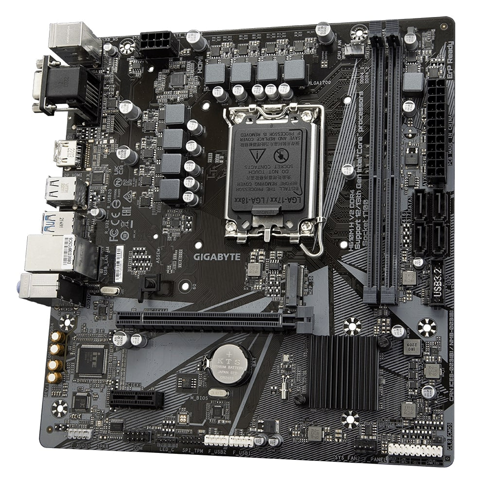 Gigabyte H610M H V2 DDR4 mATX Motherboard