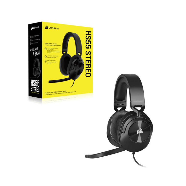 Corsair HS55 Stereo Gaming Headset - Carbon
