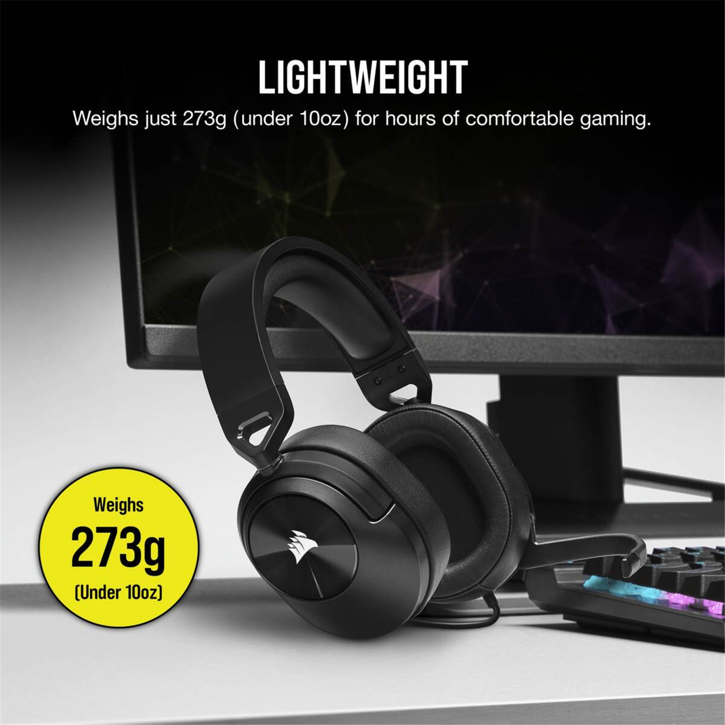 Corsair HS55 Stereo Gaming Headset - Carbon