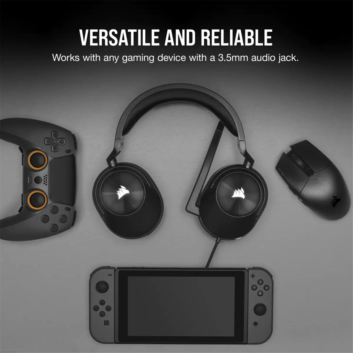 Corsair HS55 Stereo Gaming Headset - Carbon