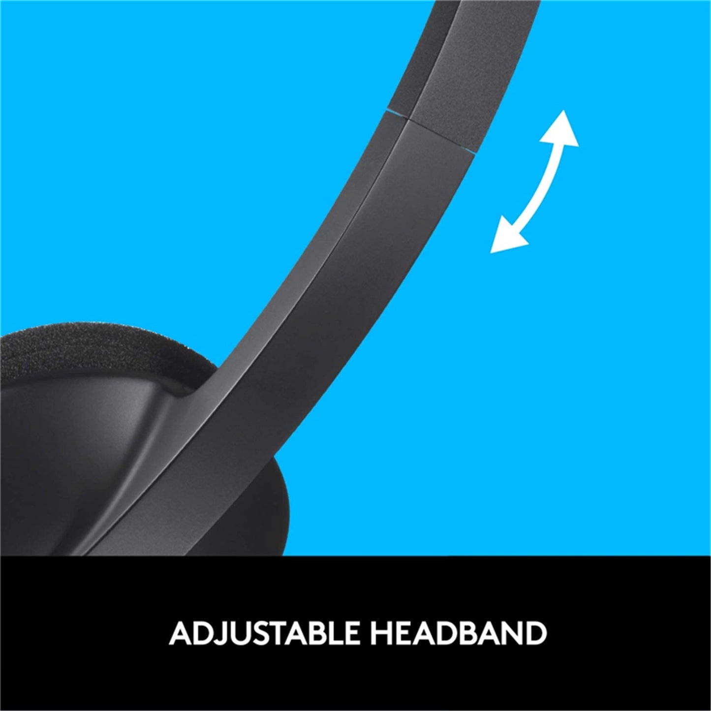 Logitech H340 USB Headset - Black