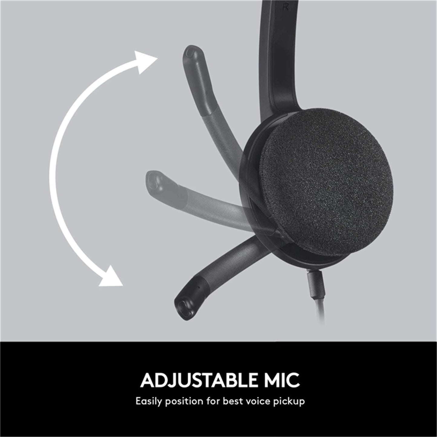 Logitech H340 USB Headset - Black