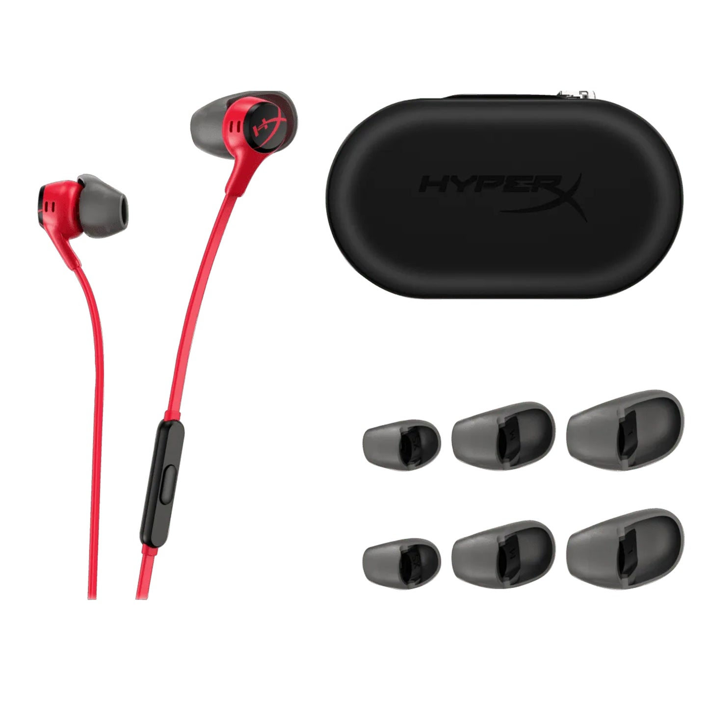HyperX Cloud Earbuds II Gaming Earbuds with MIC - Red